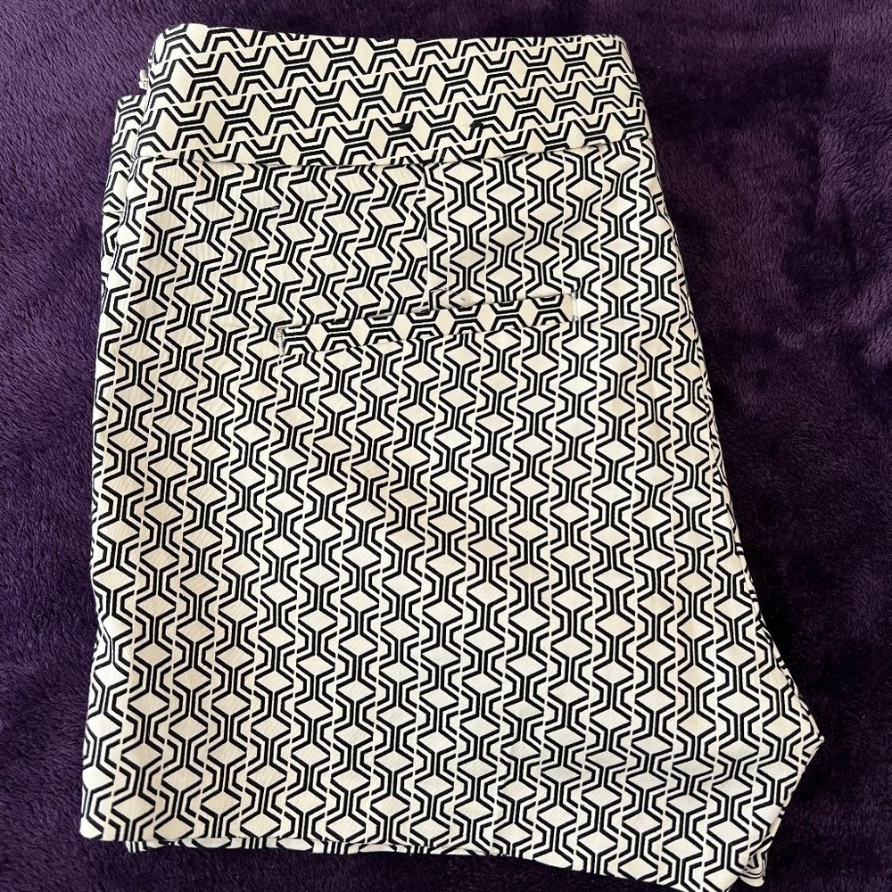 Express Geometric Pattern Shorts Size 2 - image 4